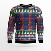 Clan Chisholm Hunting Modern Tartan Christmas Ugly Sweater BJ61 Chisholm Hunting Modern Tartan Tartan Ugly Sweater